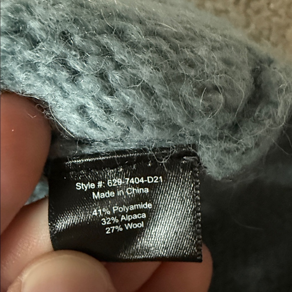 Jenni Kayne Mock Neck Alpaca and Wool Blend Sweater - Picture 9 of 11
